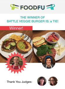 Battle Veggie Burger is a Tie
