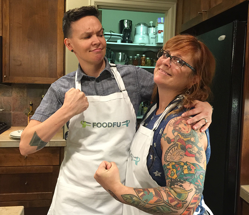 FoodFu Food Fight with Amy Wright & Heather TenBroek
