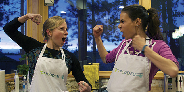 FoodFu Press Kit Two Girls in a Food Fight