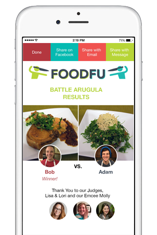 Foodfu Cooking Competition App