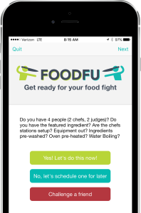 FoodFu 1.5 Challenge a Friend Button